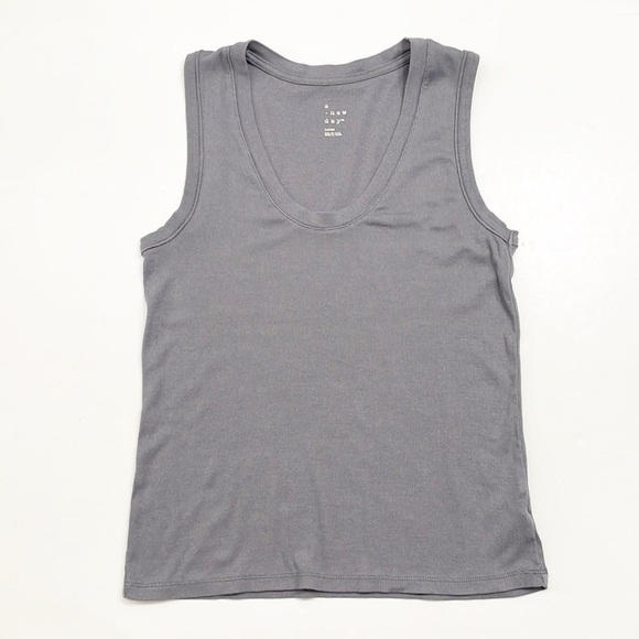 A New Day gray ribbed tank top - Picture 1 of 4